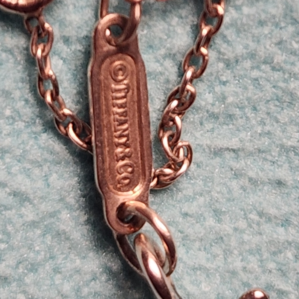 Authentic Return to Tiffany Heart tag pendant with chain - Picture 6 of 9
